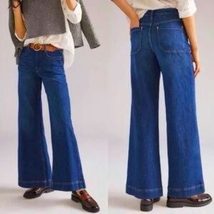 Anthropologie Maeve the Jada high-rise wide leg Jean 16W